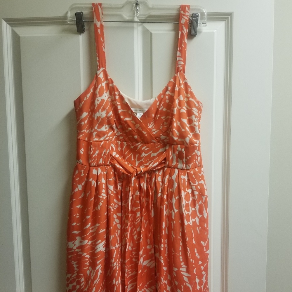 Lauren Conrad Orange Summer Dress